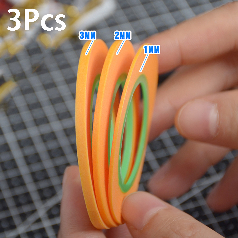 Masking Tape Thin - 1mm 2mm 3mm Wide Model Spraying