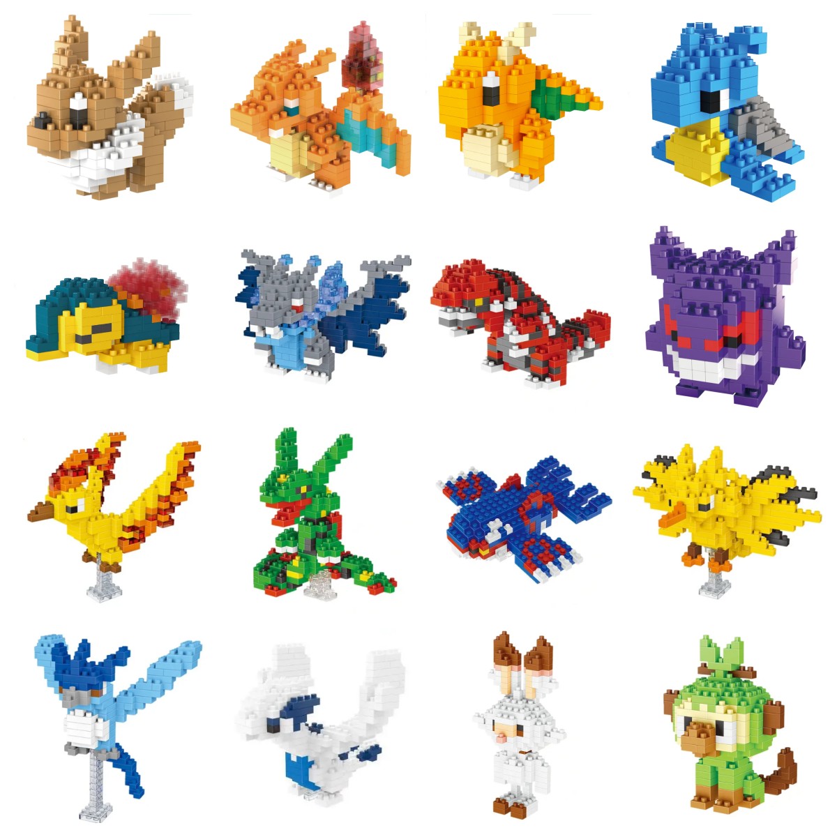 Pokemon Small Blocks Nanoblock - огляд і ціна Model Kit Rayquaza