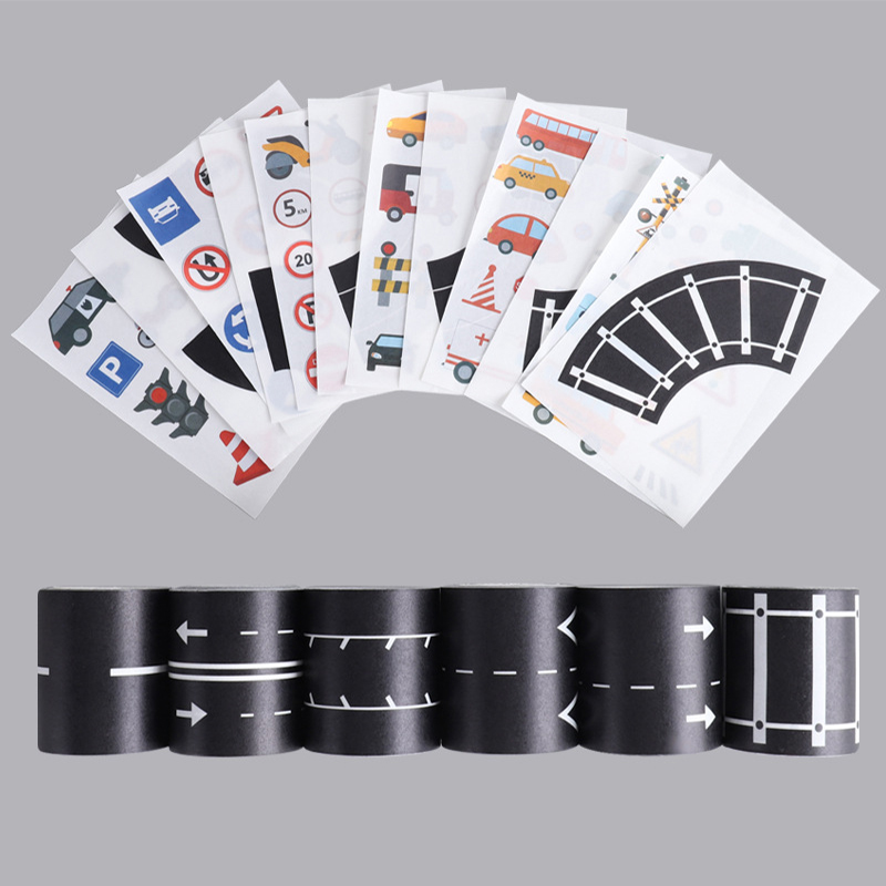 6 rolls/box DIY road and rail  - огляд і ціна Masking Tape Thin