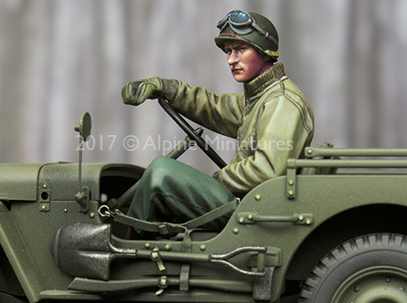 1:35 Resin kit  US Jeep Driver - огляд і ціна Model Kit Cangdao
