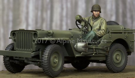 1:35 Resin kit  US Jeep Driver - огляд і ціна Model Kit Cangdao