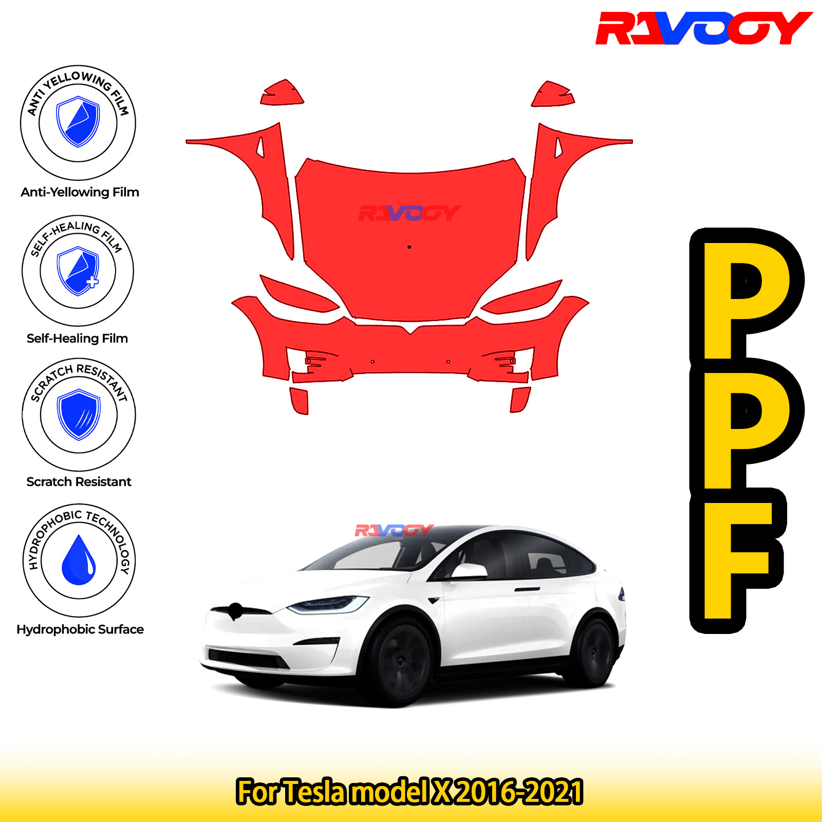 For Tesla model X 2016-2021 Gl - огляд і ціна Paint Model Kit