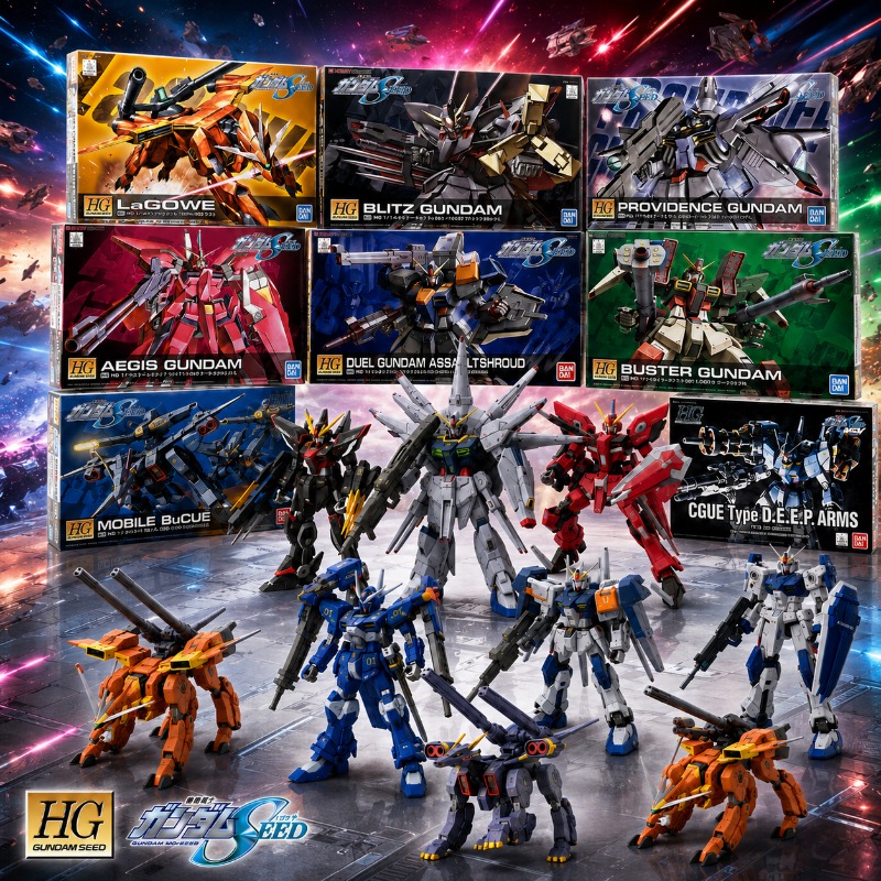 Bandai HG SEED 1/144 Blitz Aeg - огляд і ціна Model Kit Pg
