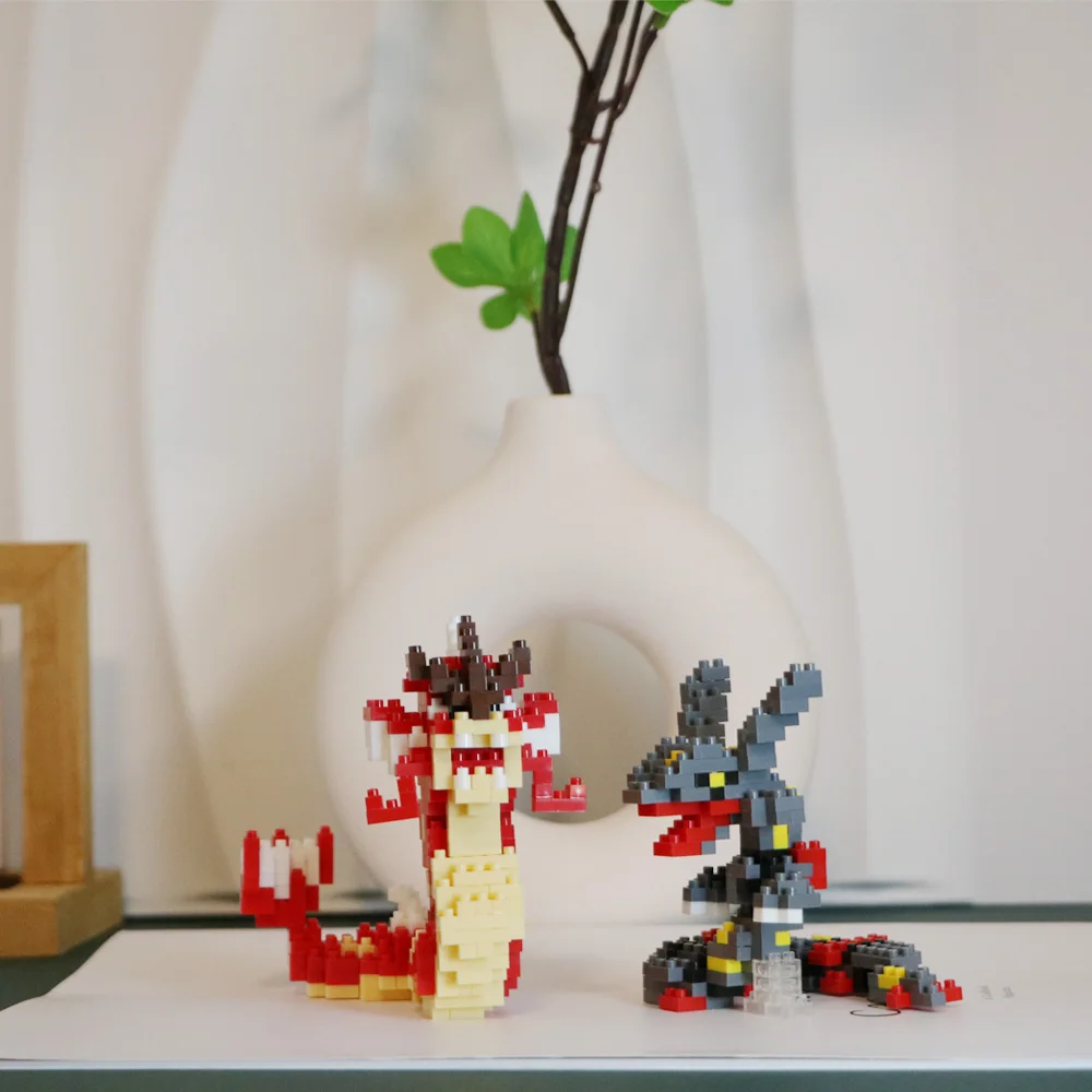 Pokemon Micro Building Blocks  - огляд і ціна Model Kit Rayquaza