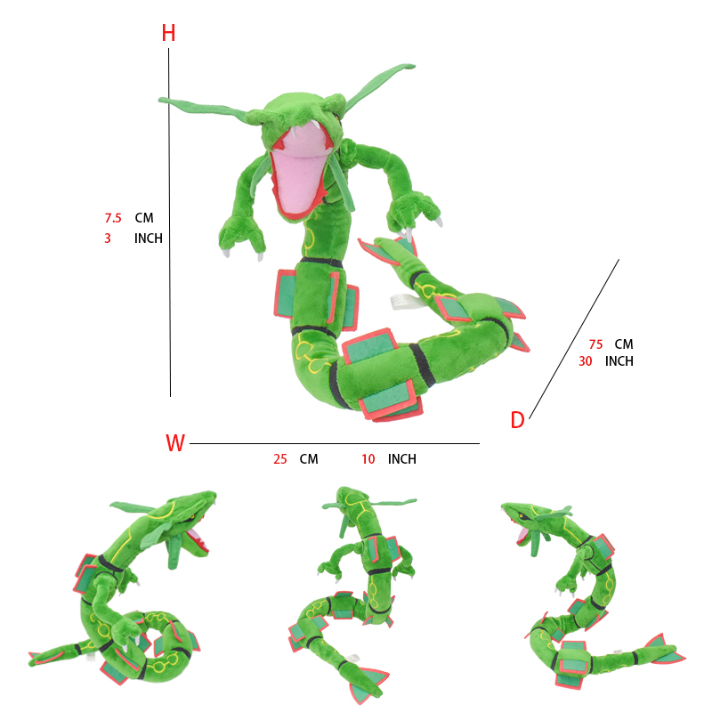 Pokemon Rayquaza Plush Doll So - огляд і ціна Model Kit Rayquaza