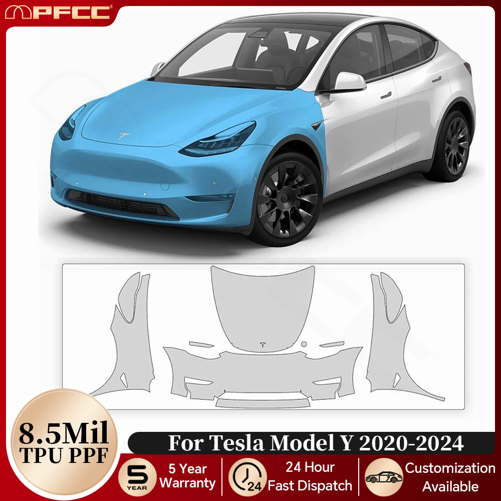 Pre-cut PPF For Tesla Model Y  - огляд і ціна Paint Model Kit