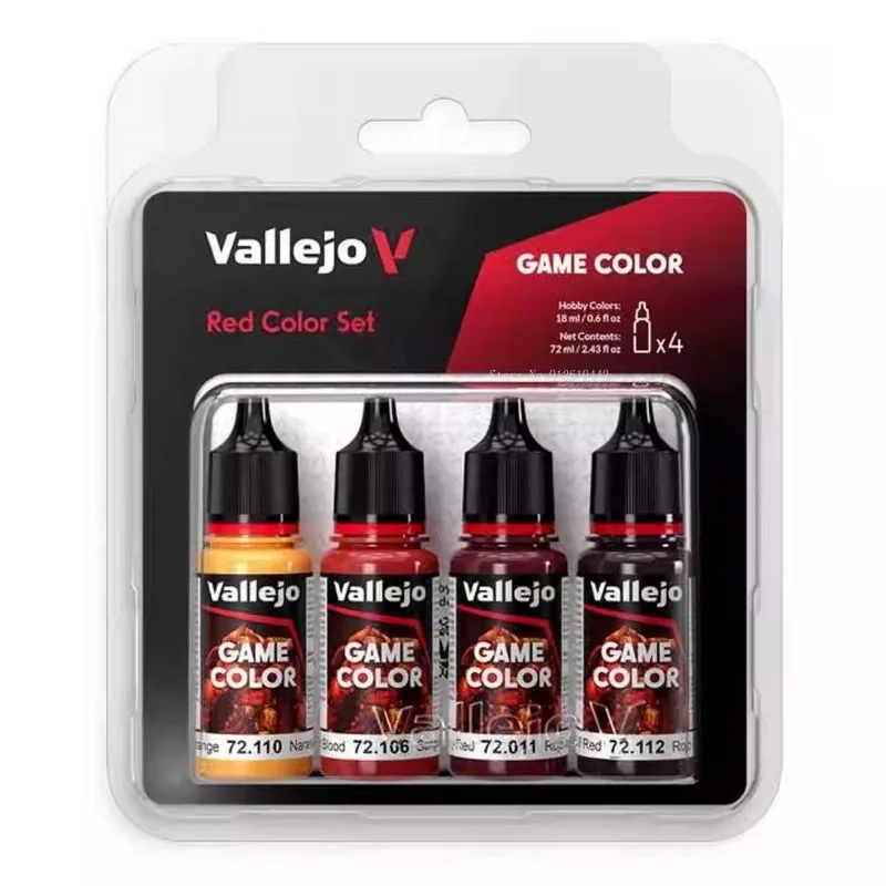 18m/ Bottle 4-color/set of Env - огляд і ціна Paint Model Kit