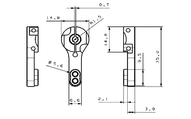 NEEBRC 25T RC Servo Horn Alumi - огляд і ціна Model Kit Frame